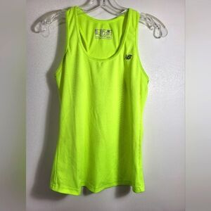 New Balance neon green racerback tank women's S  #2057